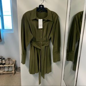 Zara shirt dress